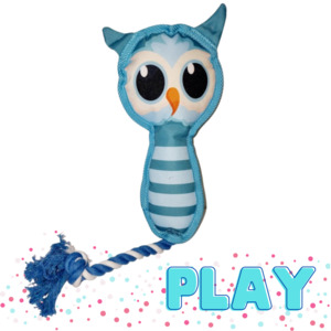 Pet Care Treats: Owl Dog Toy