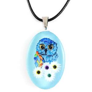 New Natures Reflections Range: Blue Owl Pendant