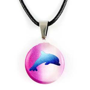 New Natures Reflections Range: Pink Dolphin Pendant