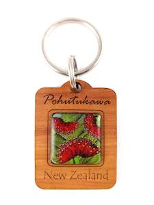 Giftware: Pohutukawa Flower Keyring
