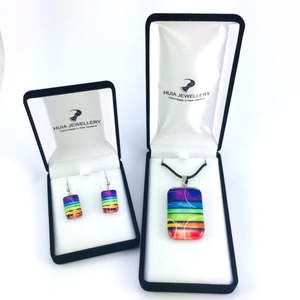 Pendant Earring Sets: Rainbow Pendant & Earring Set