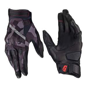 Adventure Gloves: Leatt 7.5 ADV HydraDri Glove - Camo