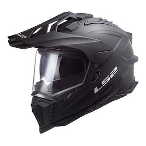 Adventure Helmets: LS2 MX701 Explorer Helmet - Matte Black (S)