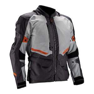 Adventure Jackets: Leatt 5.5 ADV FlowTour Jacket - Iron