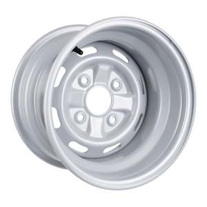 Atv Rims Hubs: Whites ATV/UTV Steel Rim 12x7.5 Honda Rear 4/110 -21 - Silver