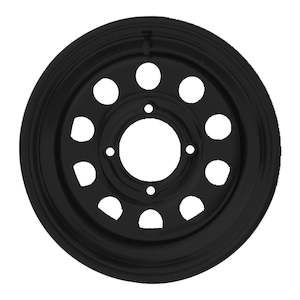 Whites ATV/UTV Steel Rim 14x8 Can-Am Rear 4/137 +32.7 - Black