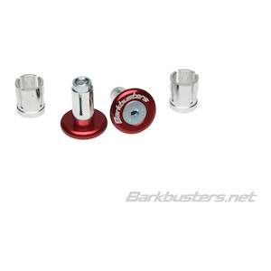 Bar Ends: Barkbusters Bar End Plug 14mm/18mm - Red (Pair)