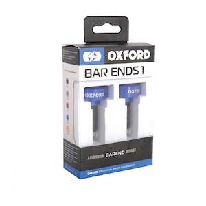 Bar Ends: Oxford Handlebar Bar Ends - Blue