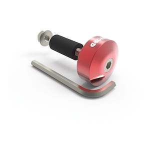 Bar Ends: Oxford Handlebar Bar Ends - Red