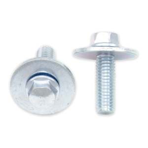 Bolts: BOLT 6x12mm FLANGE BOLT with 16mm WASHER (Pkt of 10)
