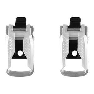 Boot Buckles: Leatt 5.5 FlexLock Boot Buckle - White (Pair)