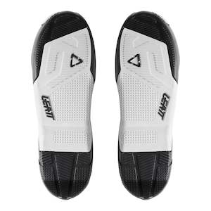Boot Soles: Leatt 4.5/5.5 Boot Outer Sole - White / Black [Pair]