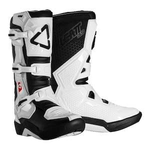 Boots: Leatt 3.5 Junior Boot - White