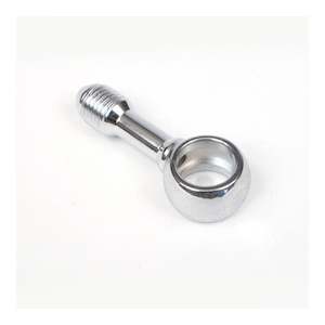 Whites Brake - 11mm (7/16") Banjo - Straight - Chrome Steel