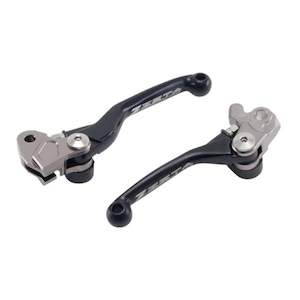 Brake Lever Assemblies: Zeta Pivot Lever Set FP - Suzuki - Black