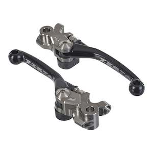 Brake Lever Assemblies: Zeta Pivot Lever Set FP Braketec - Black