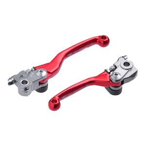 Zeta Pivot Lever Set FP - Honda Red