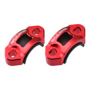 Zeta Rotating Bar Clamp Brake & Clutch Set Red
