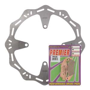 Brake Rotor Pad Kits: MTX Hornet Disk & Premier Pad Front Kit - Kawasaki