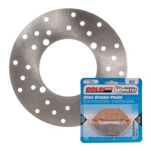 Brake Rotor Pad Kits: Brake Disc & Pad Rear Kit - Polaris Sportsman 570 HD EPS '18-'20