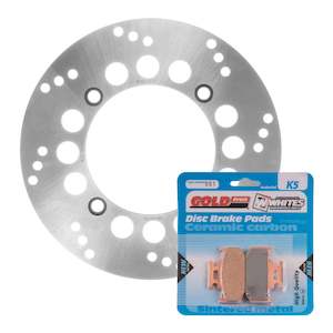 Brake Rotor Pad Kits: Brake Disc & Pad Rear Kit - Suzuki DR650SE '96-'20