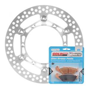 Brake Rotor Pad Kits: Brake Disc & Pad Front Kit - Suzuki RM125 '96-'11