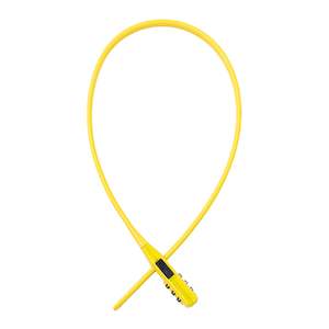 Cable Locks: Oxford Combination Zip Lock - Yellow