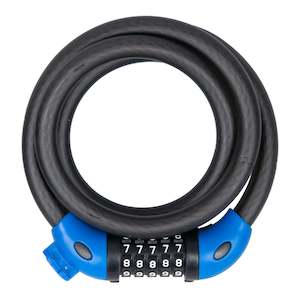 Cable Locks: Oxford Combi 12 Combination Cable Lock - Smoke 12mm X 1800mm