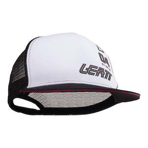 Casual Hats Caps: Leatt Trucker Cap - White / Black (S-XL)