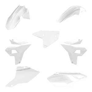 Complete Plastic Kits: Polisport Restyling Kit Suzuki DR-Z400 '00-'24 - White