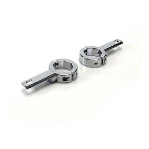 Denali Mounts: Denali Engine Guard / Frame Light Mount/ 32-38mm Diametre Tubes - Chrome