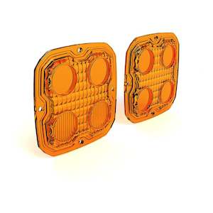 Denali Spare Parts: Denali 2.0 D4 Amber Trioptic™ Lens Kit (Rev01)