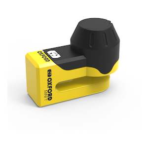 Disc Locks: Oxford Disc Lock Mini T 5.5mm - Yellow