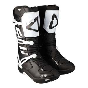 Boots: Leatt 3.5 Junior Boot - Black / White
