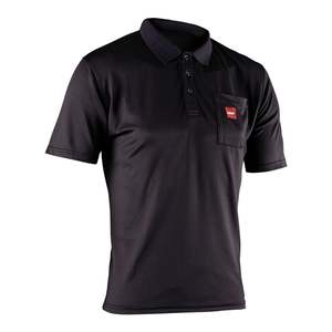 Casual Shirts T Shirts: Leatt Team Polo Shirt (Short) - Black