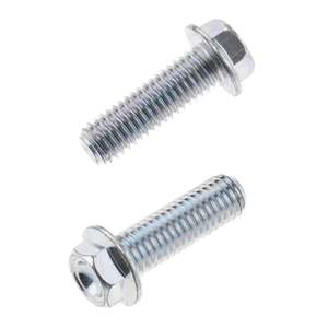 Bolts: Bolt 8x1.25x25mm Hex Flange Bolts (Packet of 10)