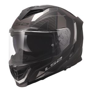 Apparel: LS2 FF818 Storm III Sporty Helmet - Black / Grey