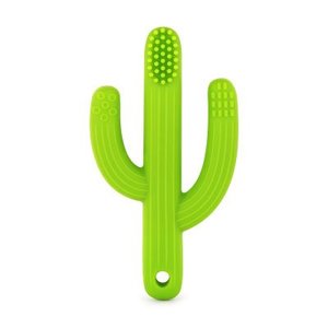 Cactus Toothbrush Teether - Green Apple