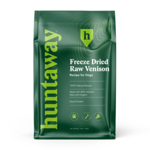 Raw Venison Dog Food: Huntaway Freeze-Dried Raw Venison Dog Food