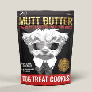 Product Range: Case of 8 x Mutt Butter Original Peanut Butter Cookies