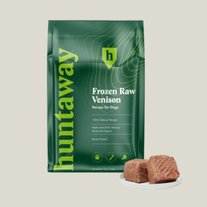 All: Huntaway Frozen Raw Venison Dog Food