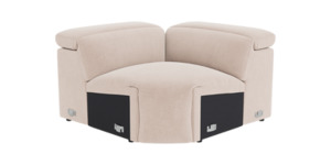 Products: Madison Modular 1 Seater Corner with Adjustable Headrest in Fabric