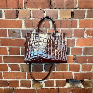 JEAN PAUL GAULTIER Crocodile leather satchel