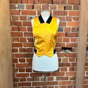 MOSCHINO Early 1990's "bomber' vest