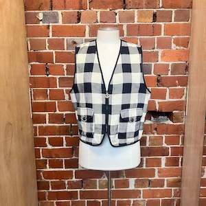 Moschino 1: MOSCHINO 1990's checked vest