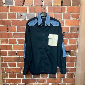 Moschino 1: MOSCHINO 1990'S patchwork shirt