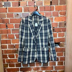 Martin Margiela: MARTIN MARGIELA checked wool blazer