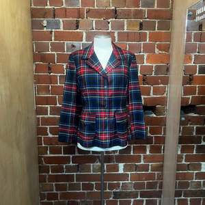 Moschino 1: MOSCHINO tartan wool jacket