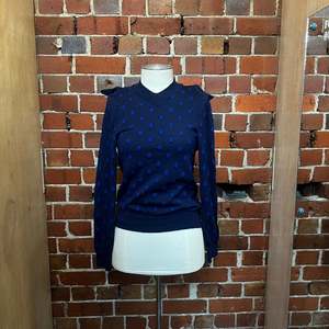 Japanese: COMME DES GARONS polka dot wool jumper