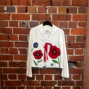 Moschino 1: MOSCHINO 1990'S wool appliques jacket